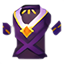 Traje de guerra de la espada de acero