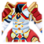Conjunto de armadura del señor.