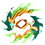 Shuriken de plata pura