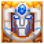 Caja de patrón de colgante del Rey de los Sprites